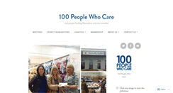 Desktop Screenshot of 100peoplewhocare.org